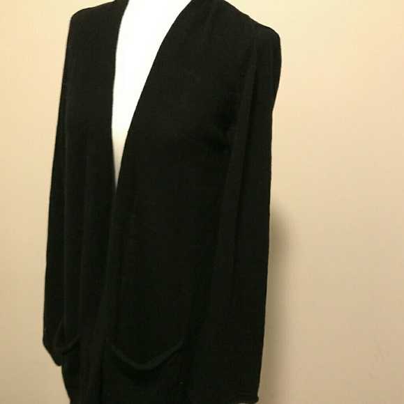 Lucky Brand long black shrug - Picture 2 of 3